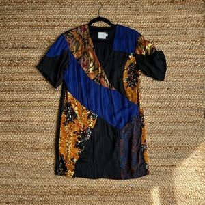 Anthropologie mini dress with short sleeves